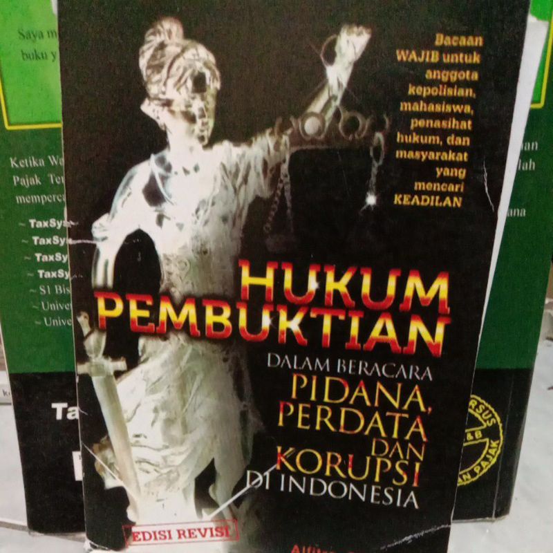 

HUKUM PEMBUKTIAN DALAM BERACARA PIDANA PERDATA DAN KORUPSI DI INDONESIA By alfitra S.H