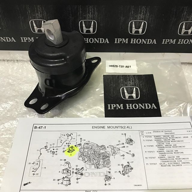 50820 T2F Dudukan mesin Engine Mounting Kanan Honda Accord CR2 2013 2014 2015 2016 2017 2018