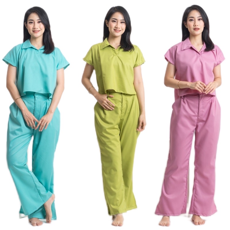 SET CROP TOP CELANA KULOT