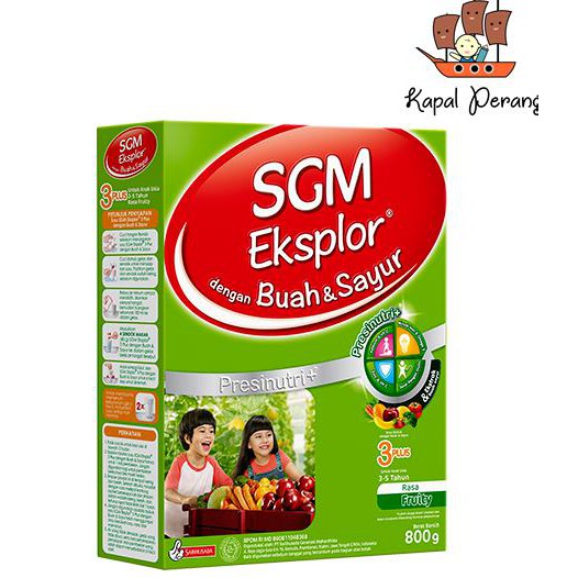 Sgm Eksplor 3 Presinutri Buah Dan Sayur Susu Formula 800 Gr Shopee Indonesia