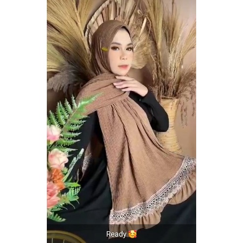 HIJAB PASHMINA PLISKET NON PET by DOA IBU