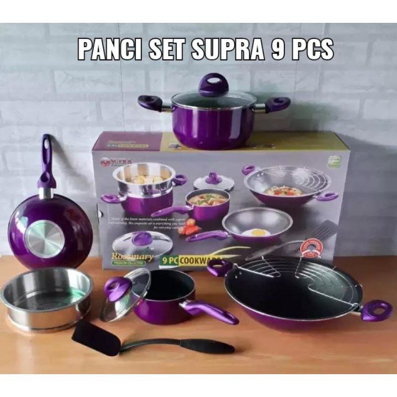 PANCI SUPRA SET 9 PCS PREMIUM ROSEMARY 9 PCS ORIGINAL