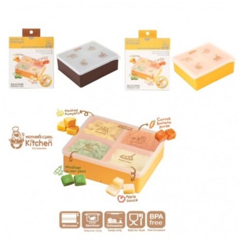 MOTHER'S CORN Silicone Freezer Cubes