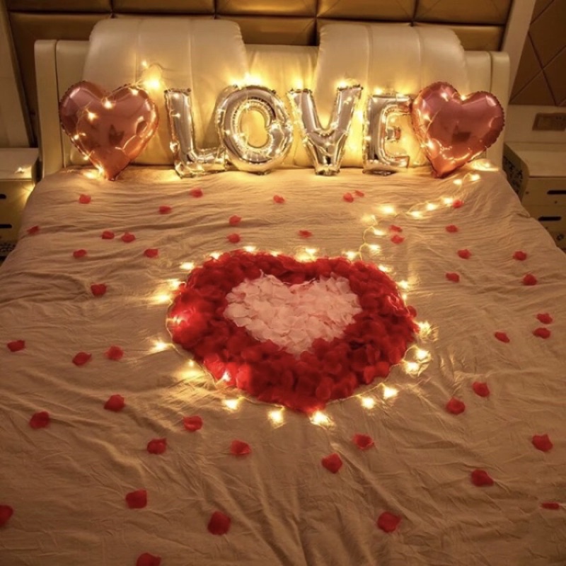 Jual Paket Dekorasi Kamar Romantis Bedroom Decoration Anniversary Happy