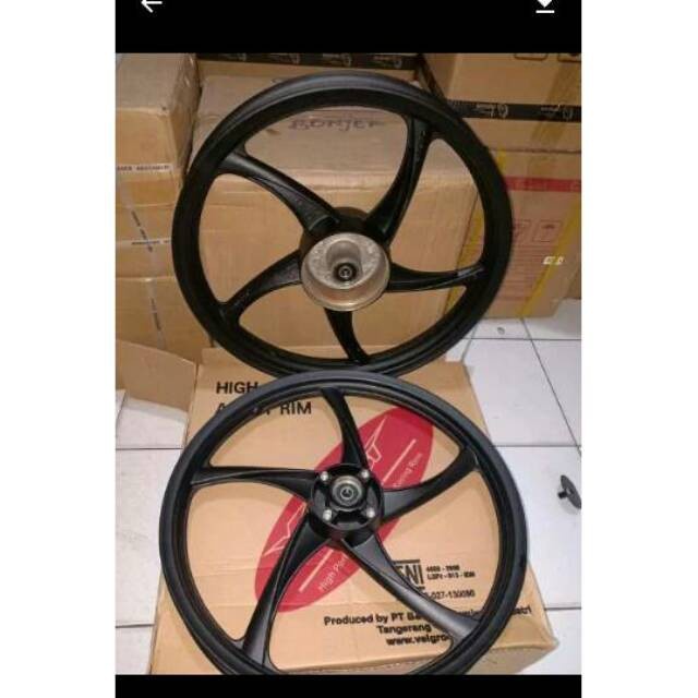 V Rossi - Velg Velek Pelek Motor Racing Zigen Hawk Supra Fit New Revo 110 1 set