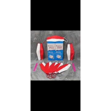 MASKER KF94  JSP  MERAH PUTIH  REPACK ISI 10