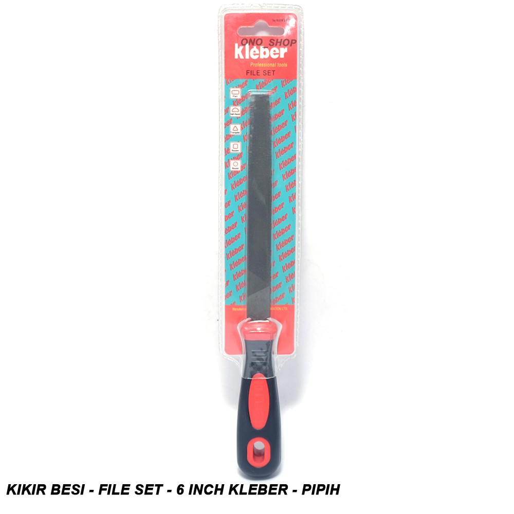 

Kikir Besi - File Set - 6 Inch Kleber - Pipih - LYK 100-253