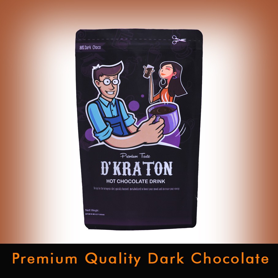 

BEST SELLER! Minuman Cokelat D Kraton 80% Dark Choco Premium Taste
