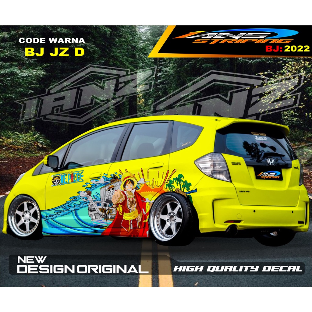 STICKER DECAL MOBIL HONDA JAZZ MOBILIO AGYA AYLA / STIKER VARIASI BODY SAMPING MOBIL AYLA / STIKER MOBIL TERMURAH / VARIASI STIKER MOBIL TERBARU / STIKER MOBIL