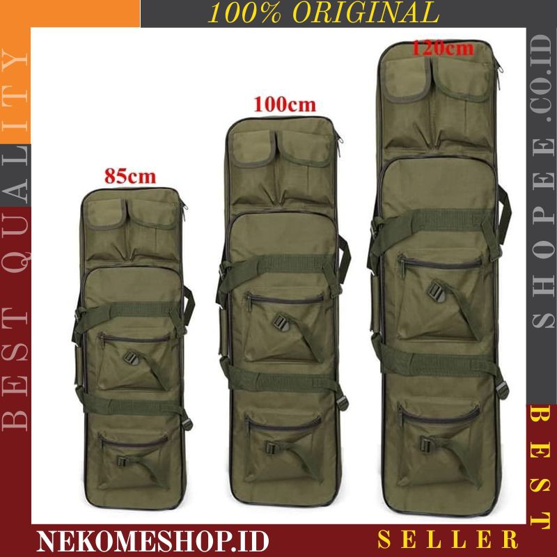 TAS BAG BERBURU PCP PAINTBAL GUN TEMBAKAN SENAPAN ANGIN SURVIVAL 100CM  ORIGINAL IMPORT IMPOR LTX036