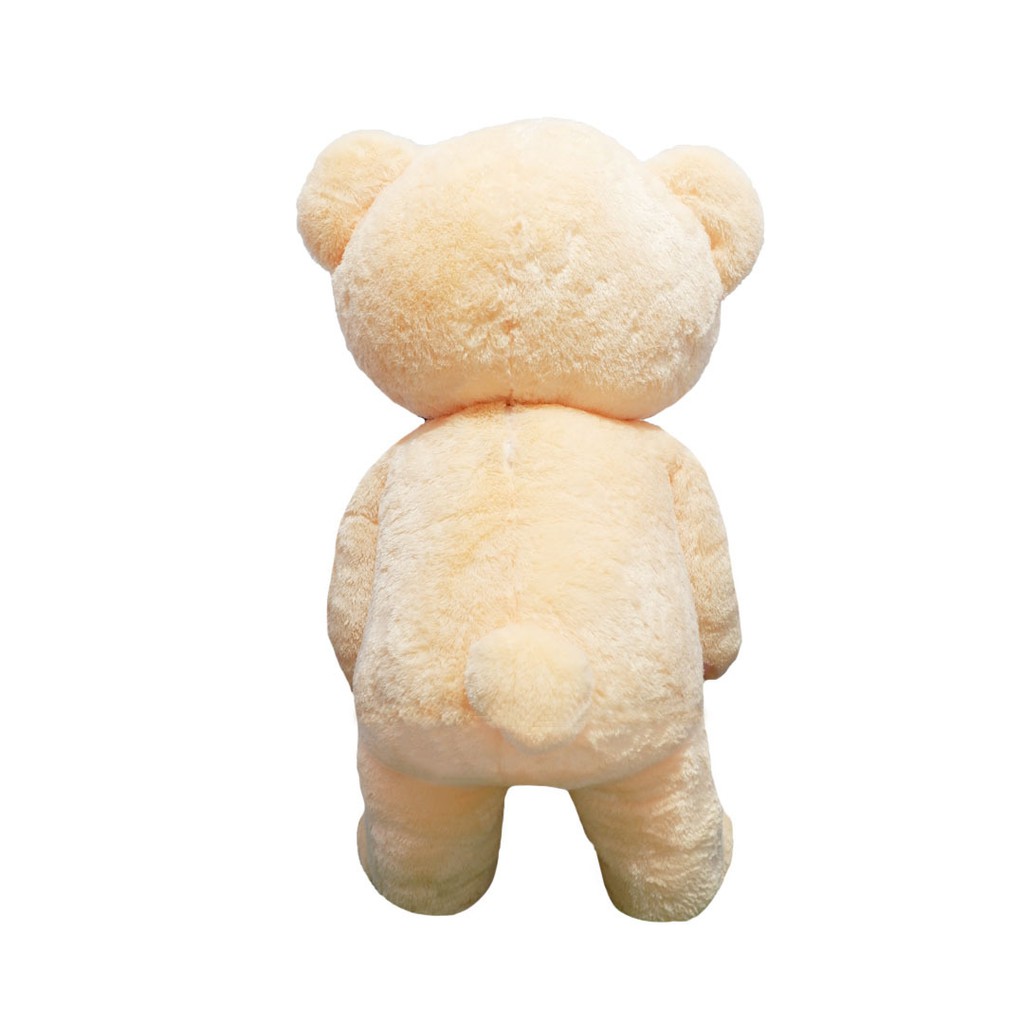 Boneka Beruang Super Jumbo STD Bonita Cream dengan syal 1.2 meter 1.5 meter bulu anti rontok premium gembul gendut gemas istana boneka