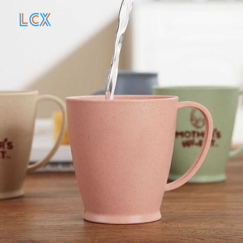 LCX Jerami Gelas Susu 6cm Wheat Straw Kopi Mug Cangkir untuk Jus Susu Teh Air VS-57