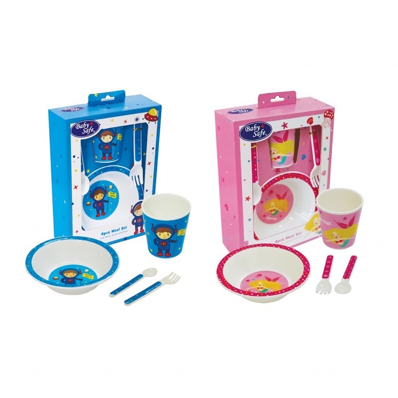 Baby Safe FS64 Meal Set 4pcs/Tempat Makan Set