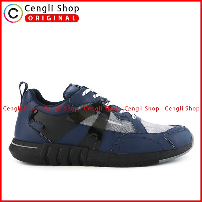 SEPATU SNEAKER PLAYBOY PRIA ORIGINAL CASUAL BRANDED BIRU NAVY PL79