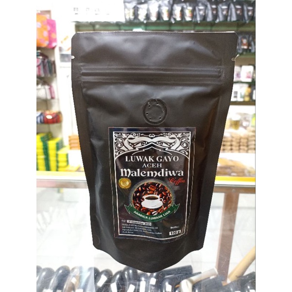 

Kopi Gayo asli luwak liar Malemdiwa Coffee 100gr