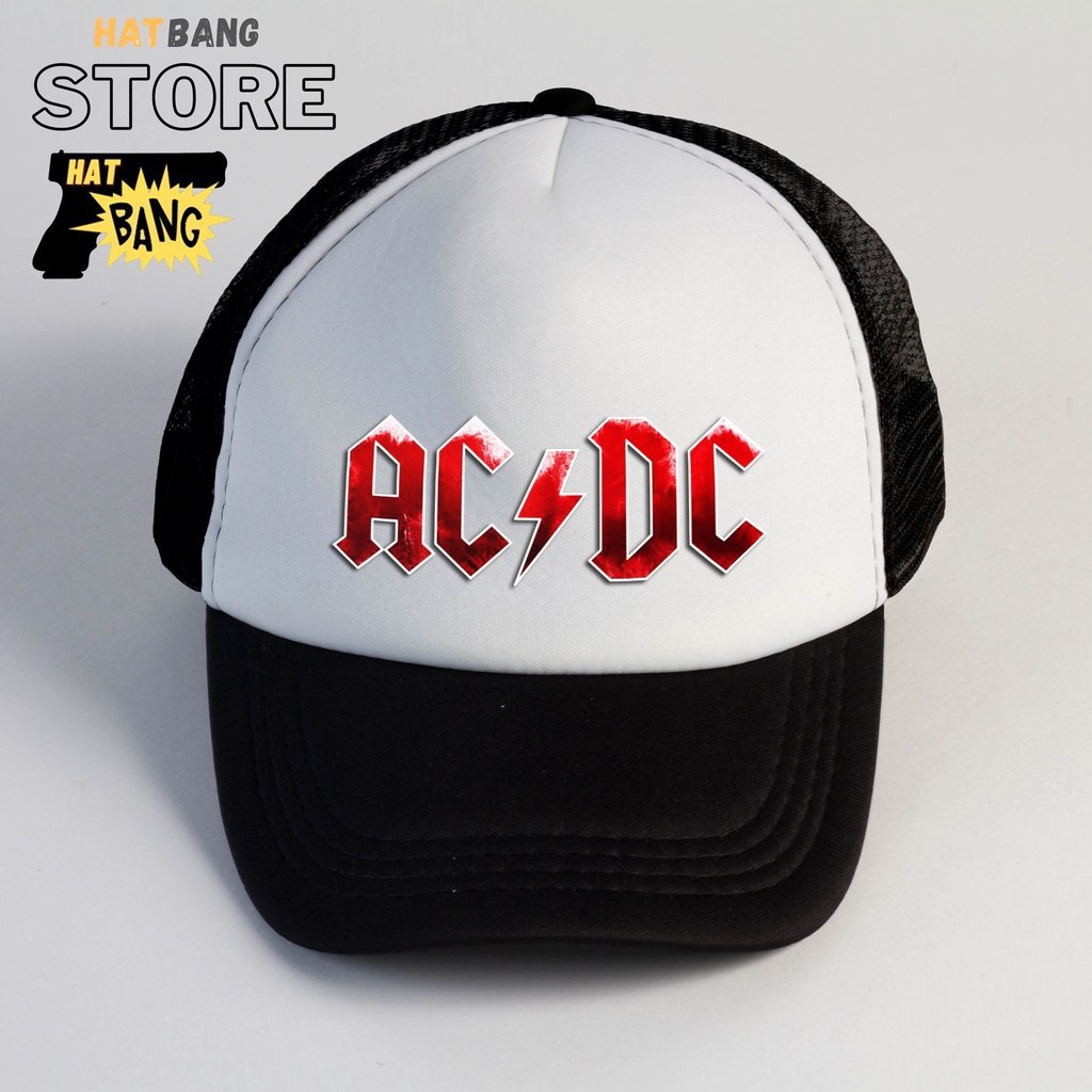 TOPI ACDC / ACDC / TOPI BAND / TOPI TRUCKER / TOPI SNAPBACK / TOPI ROCK / TOPI PRIA / TOPI COWOK / TOPI KEREN / TOPI / TOPI BAND ROCK / CAPS