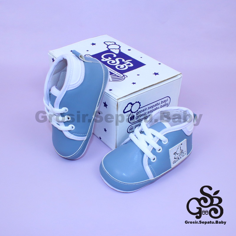 prewalker sepatu bayi laki laki perempuan umur 2 - 12 bulan model casual WIZZ polos ringan &amp; fleksibel