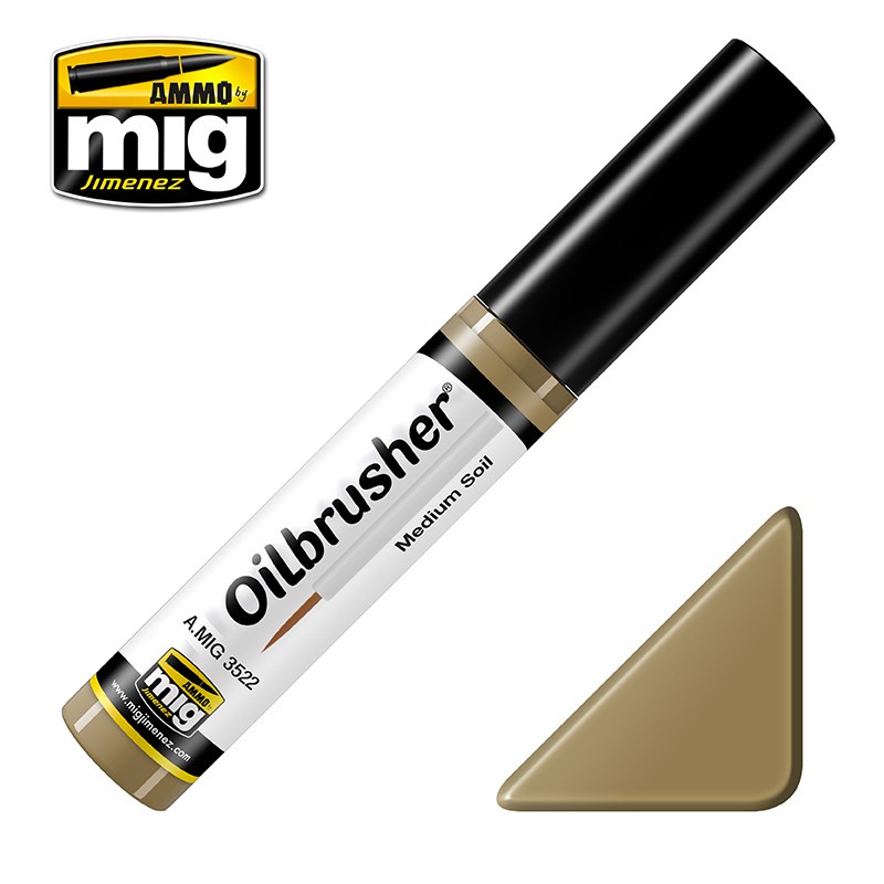 

AMIG3522 : MEDIUM SOIL - Oilbrusher Ammo Mig