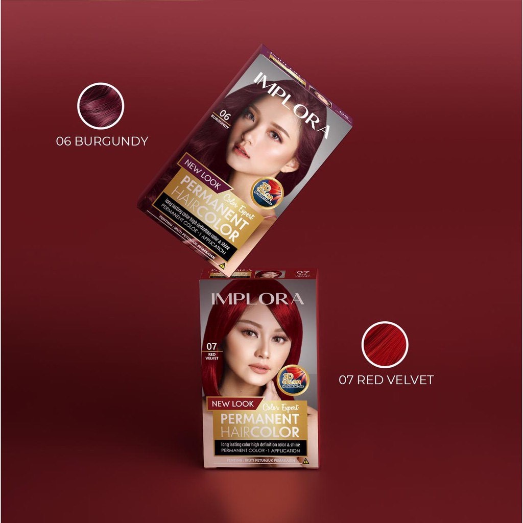 Jual ❤ ZOEYSHOP ❤ IMPLORA New Look Permanent Hair Color / IMPLORA Semir  Rambut | Shopee Indonesia