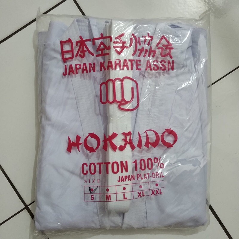 Satu Set Baju Karate Hokaido