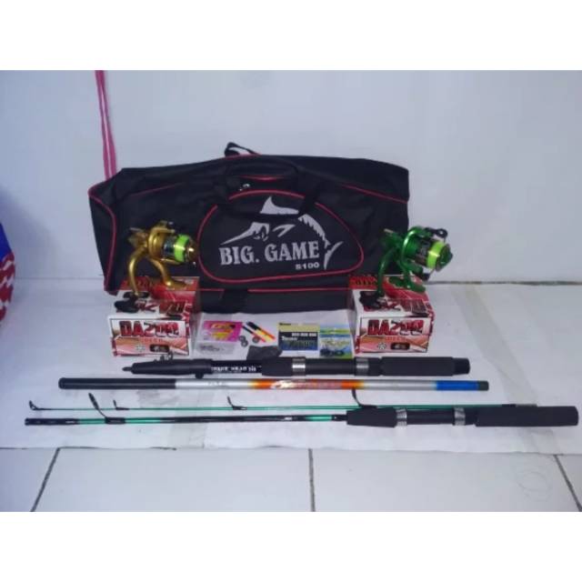 Set pancing komplit segala medan(kolam, rawa,danau,sungai dan laut)