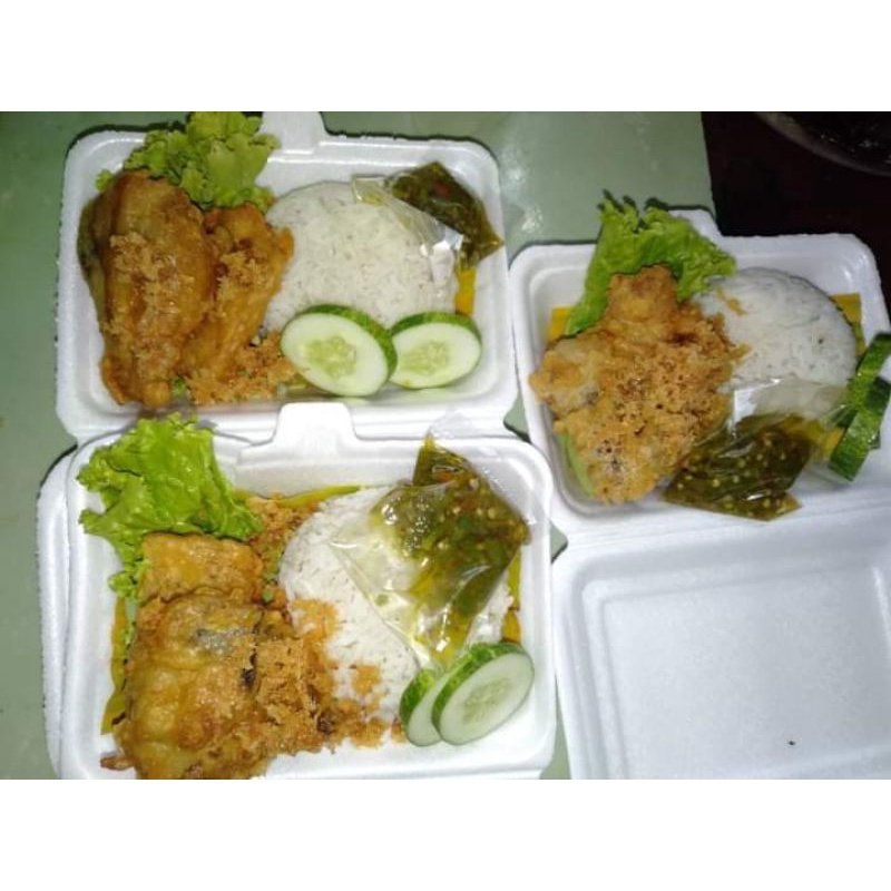 nasi bakar ricah2/nasi bakar ayam bakar/ayam geprek