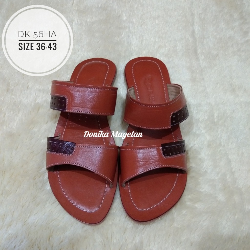 SANDAL KULIT WANITA (SANDAL MAGETAN)