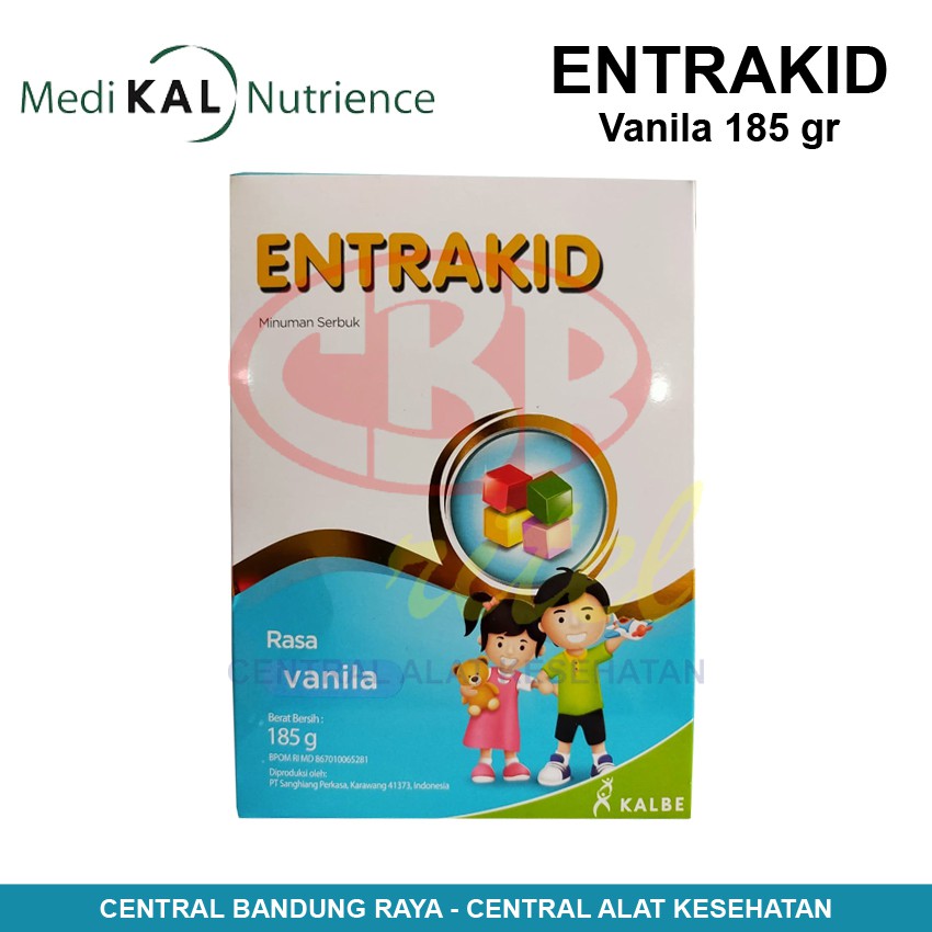 

ENTRAKID - Nutrisi Lengkap Anak - Vanila 185 gr