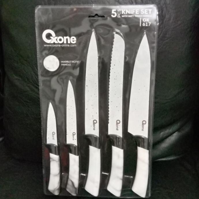 

Oxone Knife Set White Marbel 5Pcs Ox617/Pisau Exclusive Anti Karat Omasfikproject24