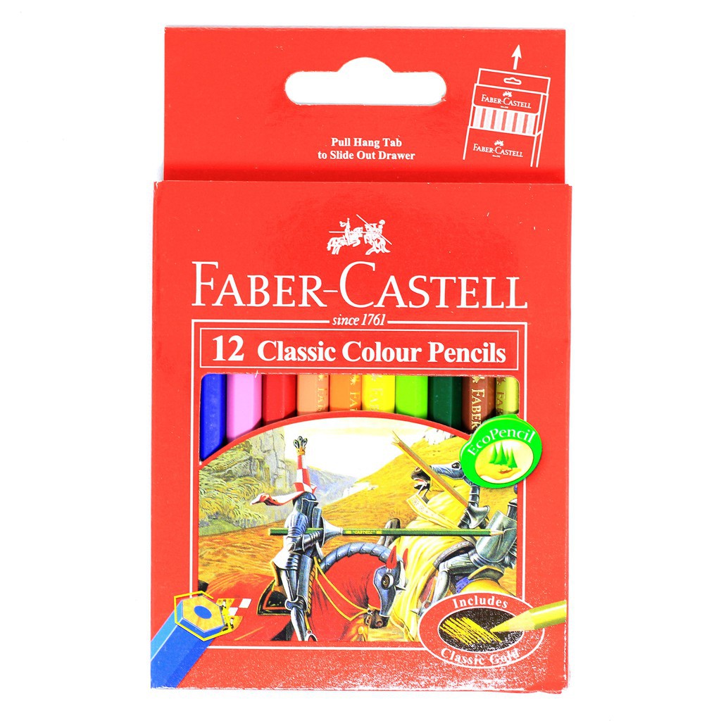 

Pensil Warna Faber Castell 12 Classic / Include Classic Gold