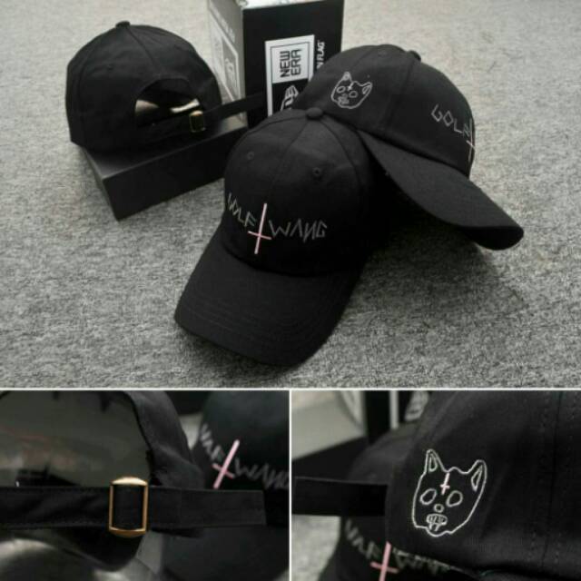 Topi cap golfwang black