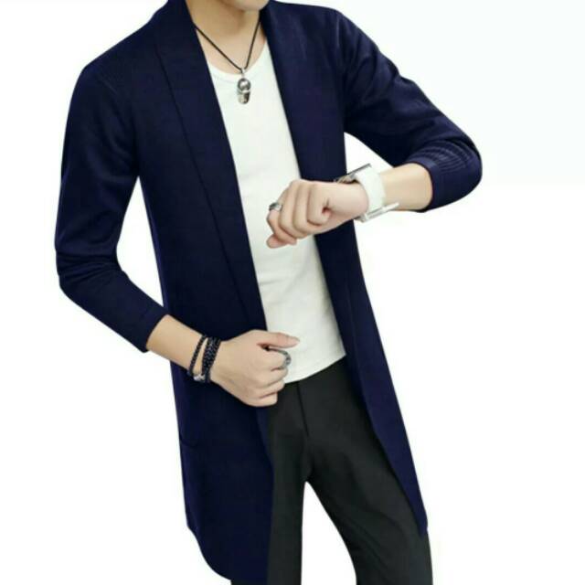Blazer Rajut Pria Panjang
