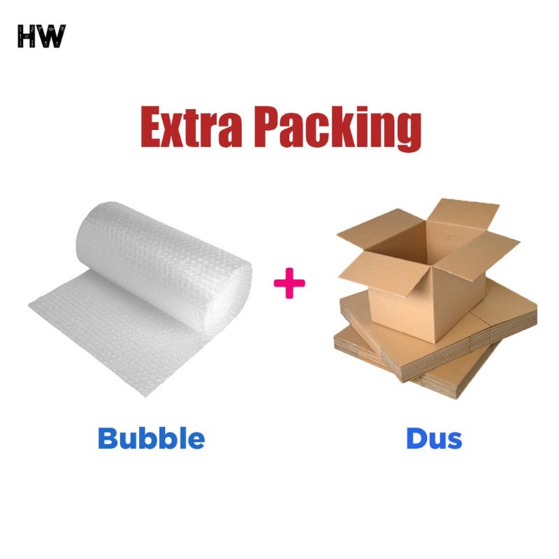 

Extra Bubble Warp + Dus + Kertas Kado