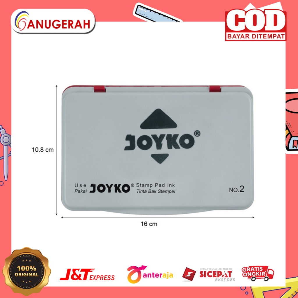 

JOYKO NO. 2 BANTALAN STEMPEL / STAMP PAD / BAK STEMPEL