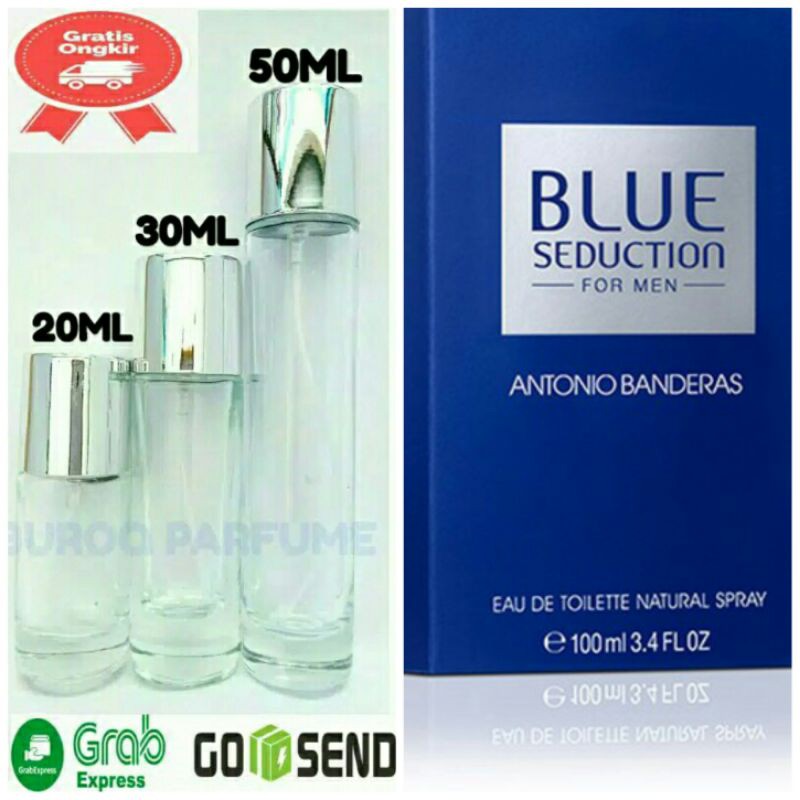 PARFUM PRIA WANGI SEGAR HALUS MINT TAHAN LAMA OUTDOOR ANTONIO BANDERAS BLU INSPIRED