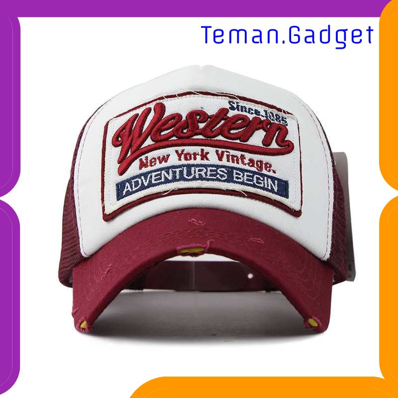 TG-FS212 FLB Topi Trucker Baseball Cap Snapback Mesh Model Western NewYork F207