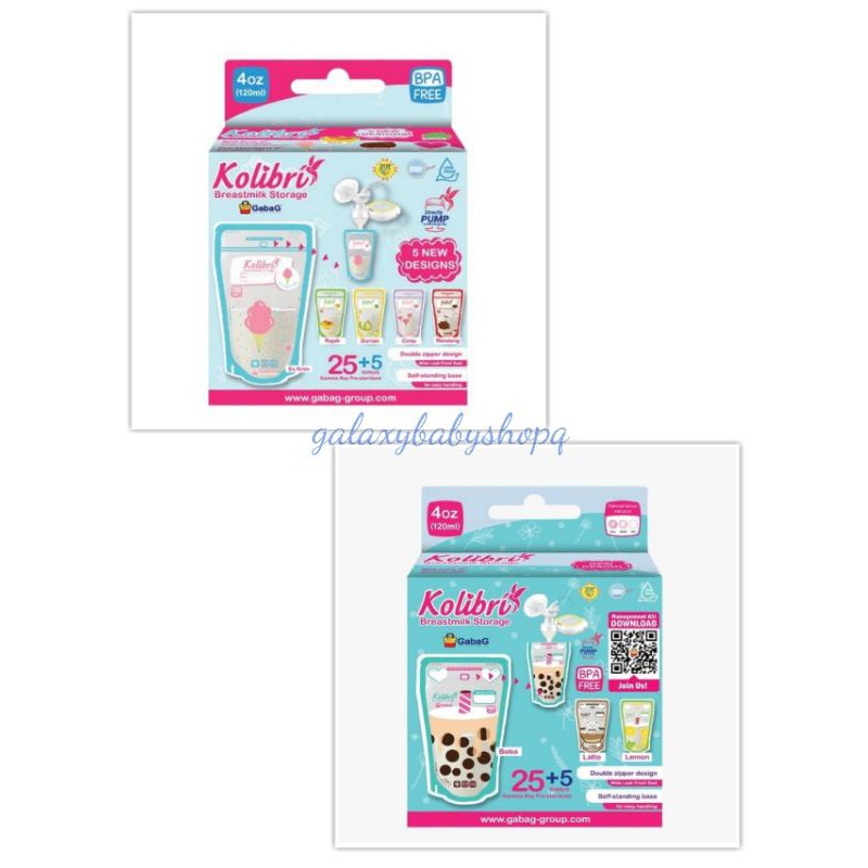 Kolibri kantong asi 120ml