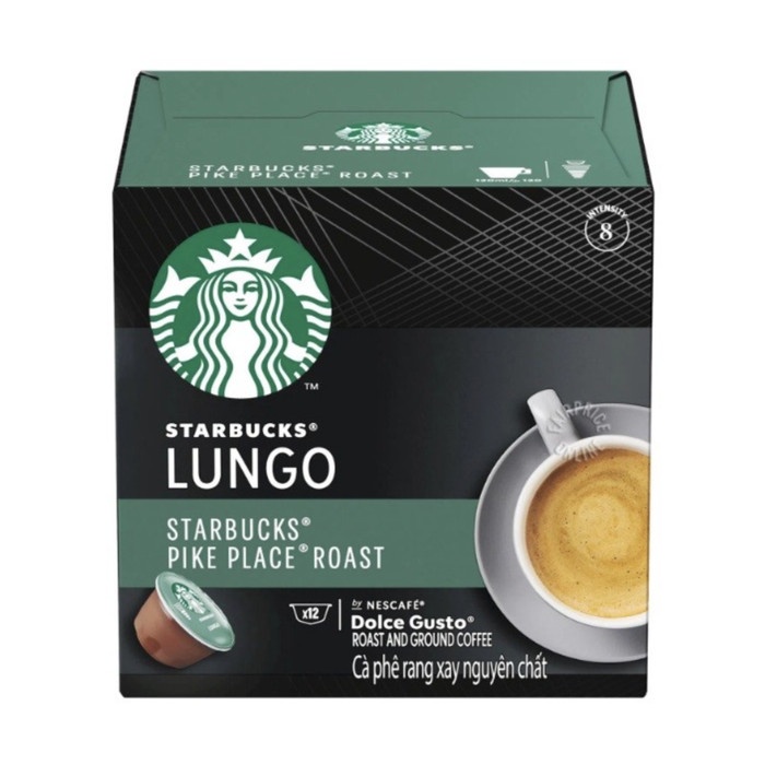 

Dolce Gusto Starbucks Lungo Pike Place Roast Coffee Capsules