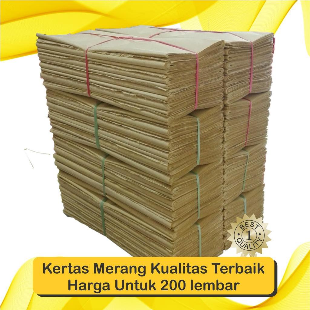 

Kertas Merang / Kertas Serap Minyak Gorengan 1 ikat = 200 lembar