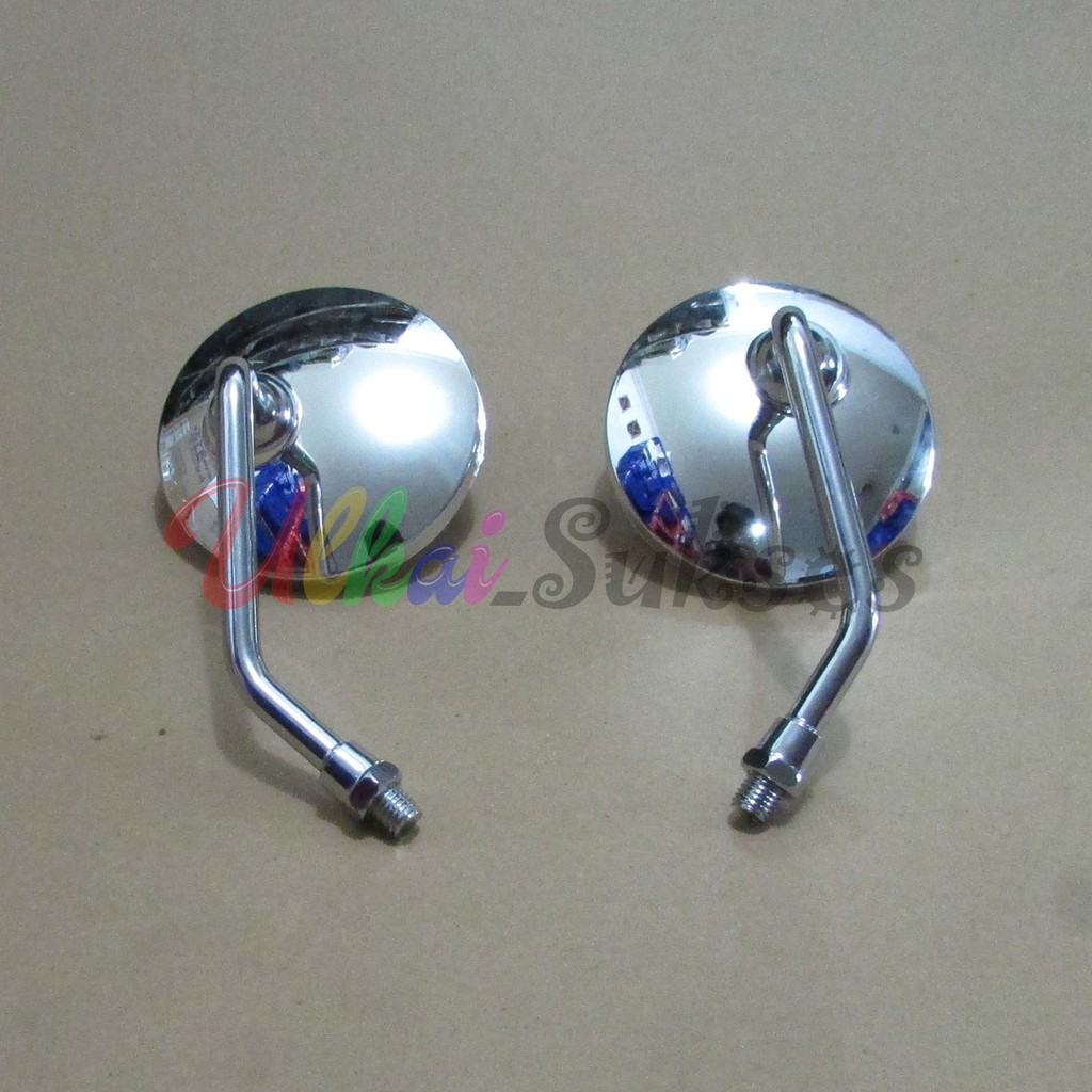 Spion Bulat Tangkai Pendek Kaca Cembung Model Mini Murah Laris