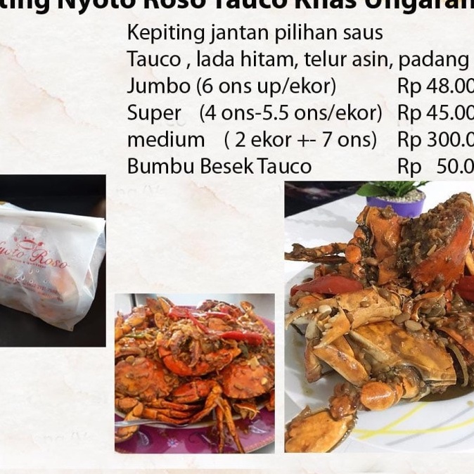 

kepiting nyoto roso semarang ungaran