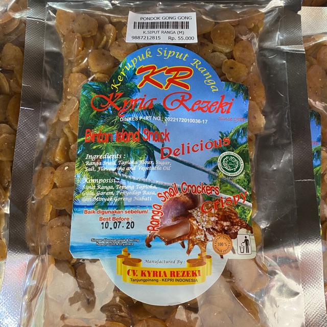 

Kerupuk siput ranga mentah 250g