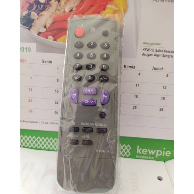 Remote tv tabung Sharp