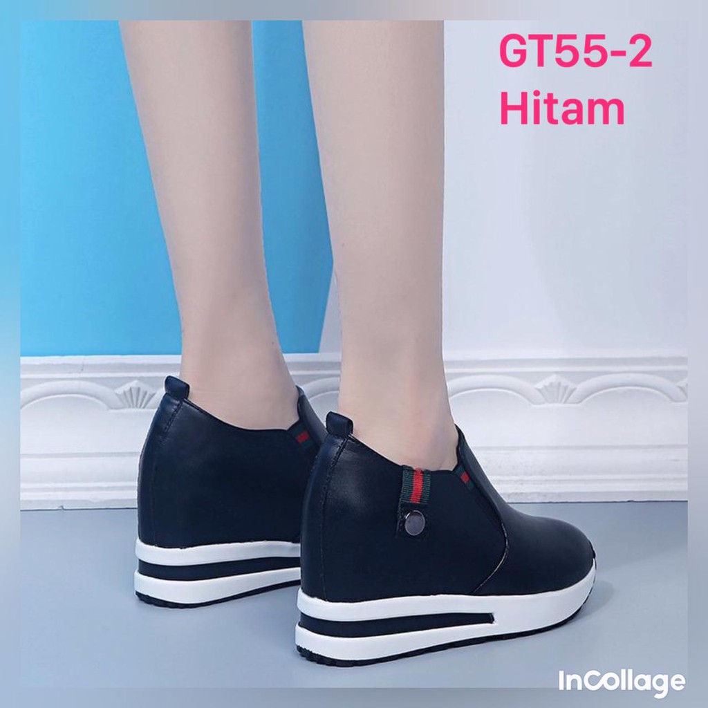 SEPATU WEDGES WANITA IMPOR KOREA GT55-2