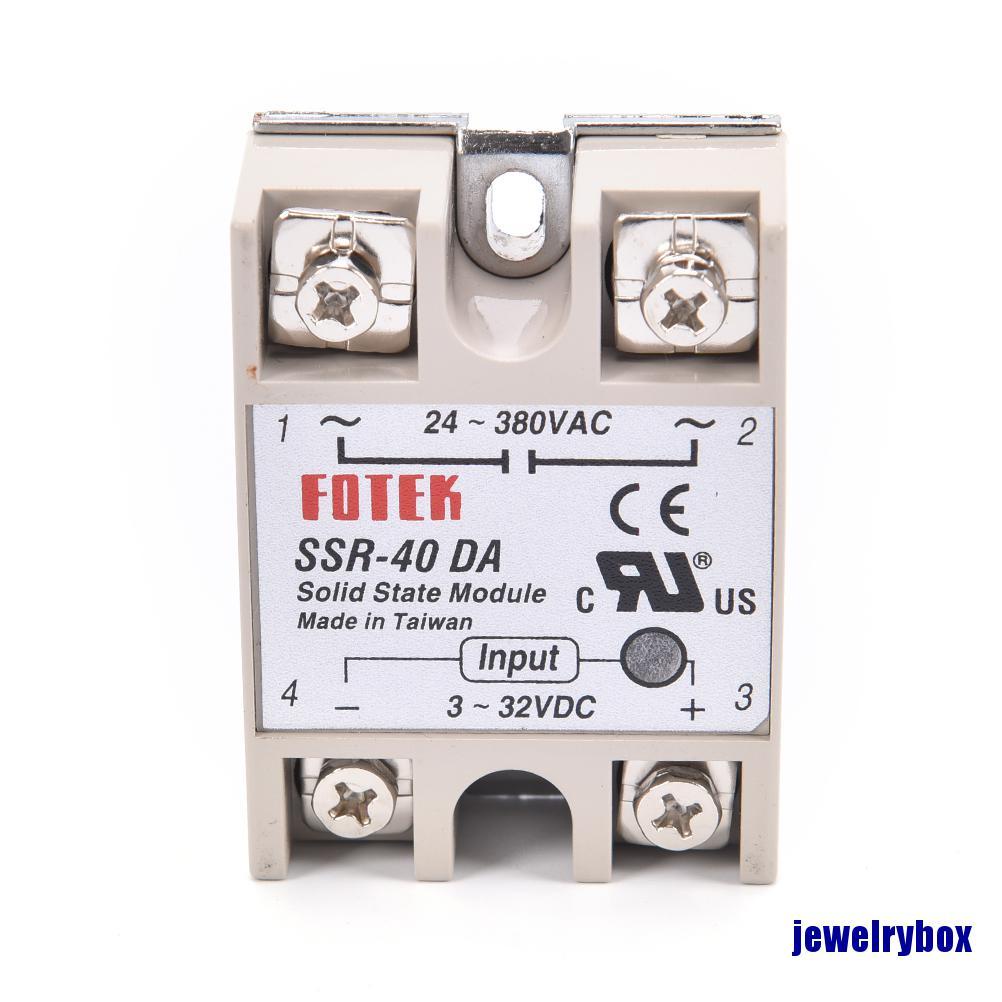 Ssr 40a Ssr-40Da 40a Dc Control Relay Ac