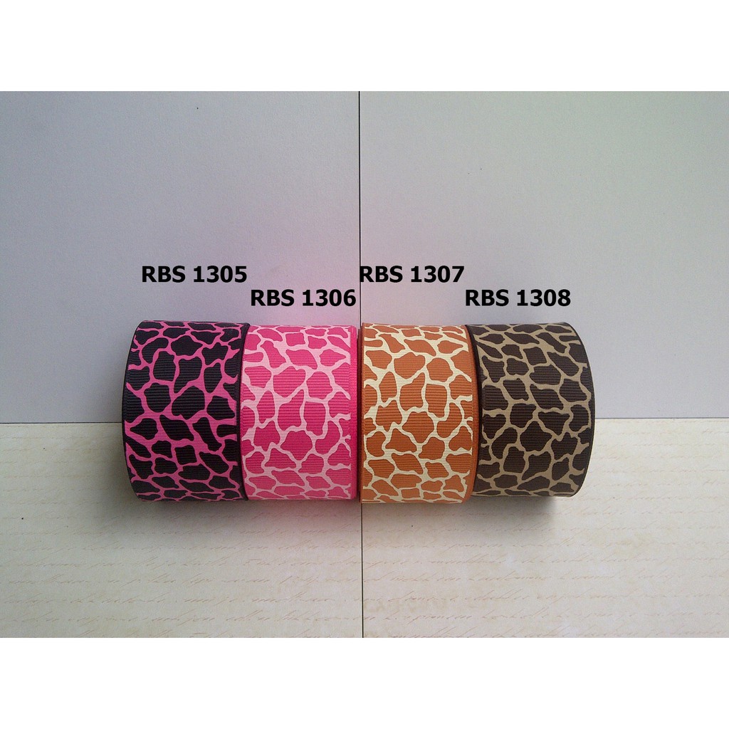 

[10 YARD] PITA GROSGRAIN MOTIF JERAPAH SALE RBS 1305,1306,1307,1308