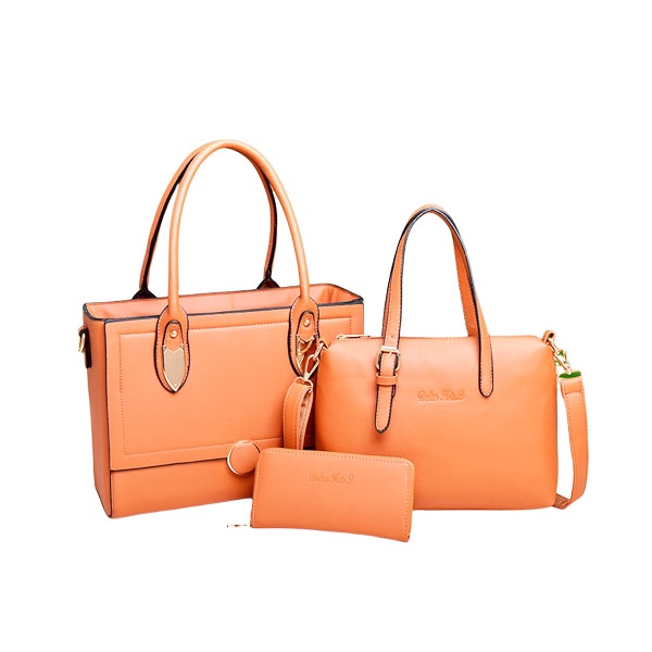 Auroraworld Tas Mewah / Tas Handbag Wanita Fashion Mewah Import / Set Bag isi 3pcs Kualitas Terbaik Bisa COD