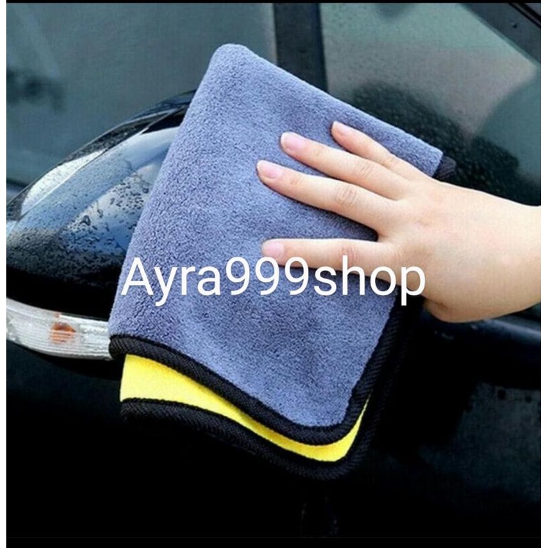 KAIN LAP MICROFIBER 2 WARNA 2 SISI 30CM X 30CM