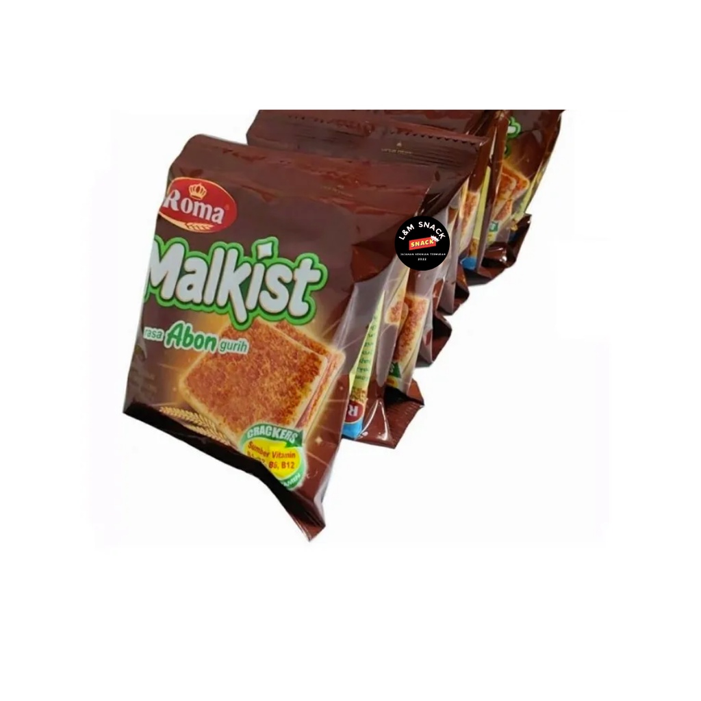 Roma Biskuit Malkist Box/Renceng Rasa Abon/Coklat/Crackers