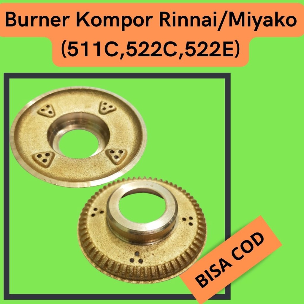 Burner Rinnai Kecil Kuningan Kompor 511 522C Termurah / Kuningan Sumbu Burner Barner Tempat Api Kepa